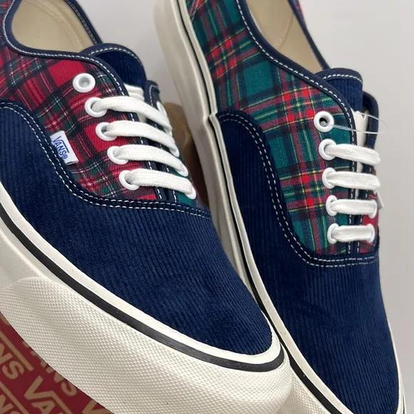 Vans Men's Authentic 44 DAnaheim Factory 0g Cord/PVN0005U8448 Plaid Sneakers