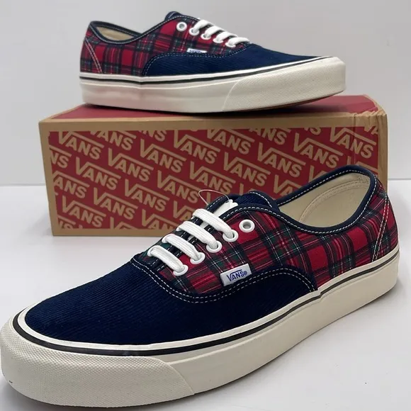 Vans Men's Authentic 44 DAnaheim Factory 0g Cord/PVN0005U8448 Plaid Sneakers