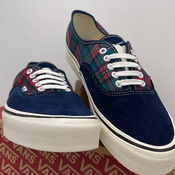 Vans Men's Authentic 44 DAnaheim Factory 0g Cord/PVN0005U8448 Plaid Sneakers