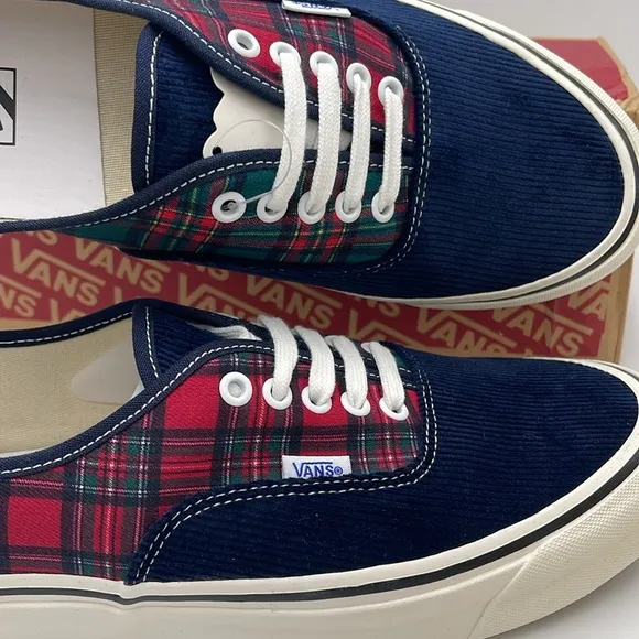 Vans Men's Authentic 44 DAnaheim Factory 0g Cord/PVN0005U8448 Plaid Sneakers