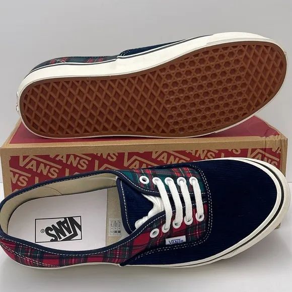 Vans Men's Authentic 44 DAnaheim Factory 0g Cord/PVN0005U8448 Plaid Sneakers