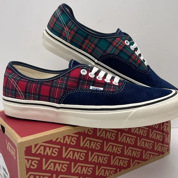 Vans Men's Authentic 44 DAnaheim Factory 0g Cord/PVN0005U8448 Plaid Sneakers