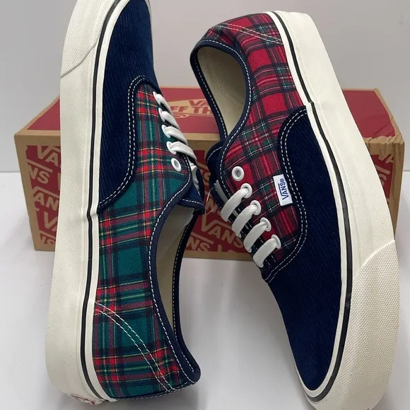 Vans Men's Authentic 44 DAnaheim Factory 0g Cord/PVN0005U8448 Plaid Sneakers