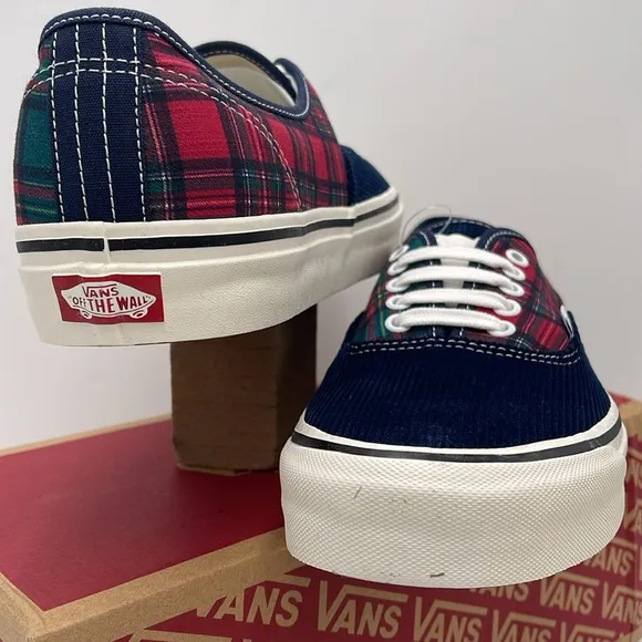 Vans Men's Authentic 44 DAnaheim Factory 0g Cord/PVN0005U8448 Plaid Sneakers