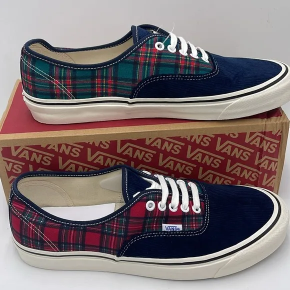 Vans Men's Authentic 44 DAnaheim Factory 0g Cord/PVN0005U8448 Plaid Sneakers