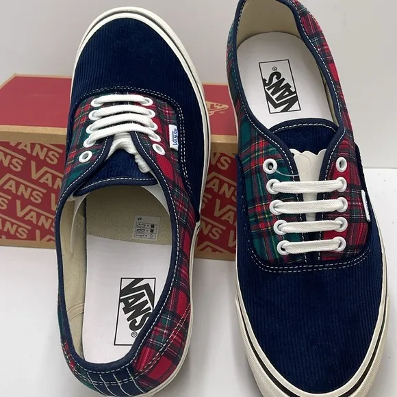 Vans Men's Authentic 44 DAnaheim Factory 0g Cord/PVN0005U8448 Plaid Sneakers