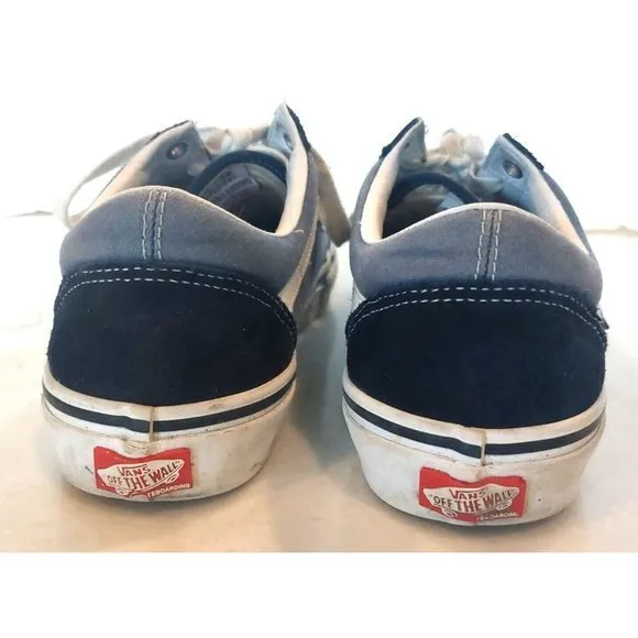 VANS Pop Cush Old School Skateboarding Sneakers Mens‎ Size 10 Navy Shoes