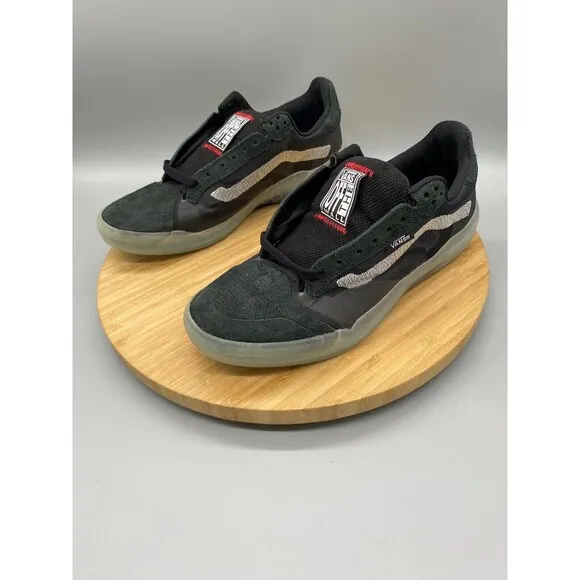 Vans Shoes Mens 7.5 Womens 9 Black EVDNT Ultimate Waffle Skateboarding Sneakers