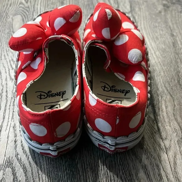 Vans Shoes Red Disney Mickey and Minnie Mouse 90th Anniversary Kids Size 1.5