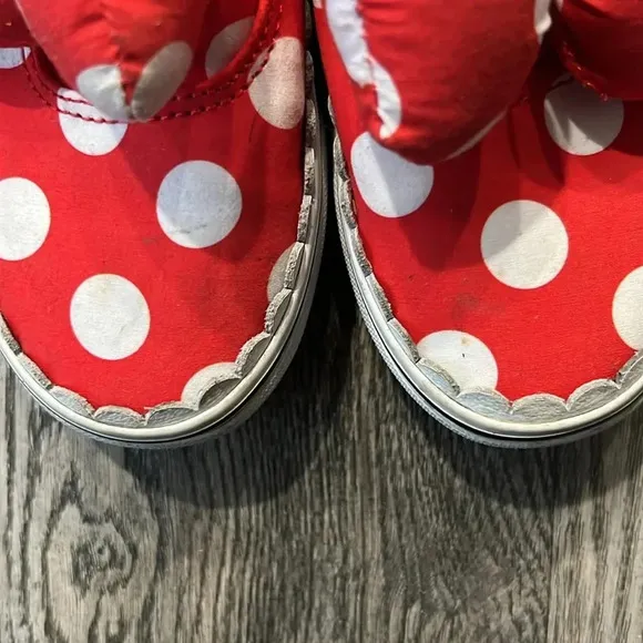 Vans Shoes Red Disney Mickey and Minnie Mouse 90th Anniversary Kids Size 1.5