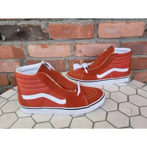 Vans SK8-Hi High Color Theory Burnt Orange Pumpkin Ochre Men's Size 11 Rare