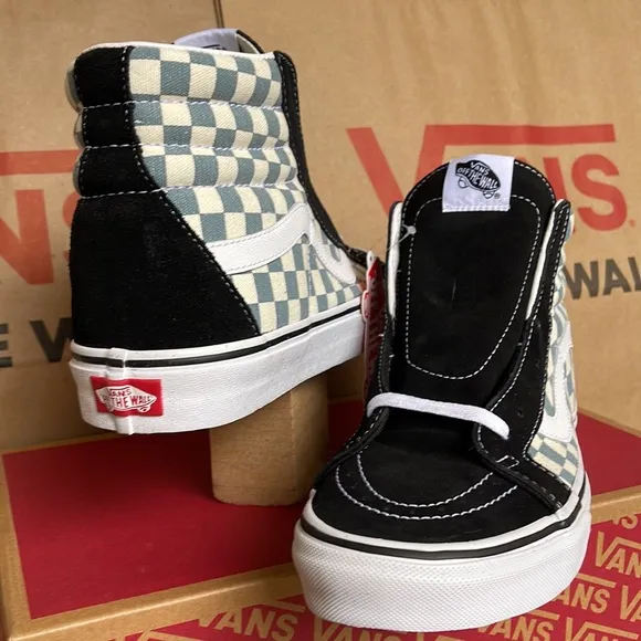 Vans Sk8-Hi Reissue Checkerboard Black/Citadel sneakers Men’s