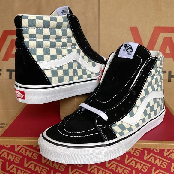 Vans Sk8-Hi Reissue Checkerboard Black/Citadel sneakers Men’s