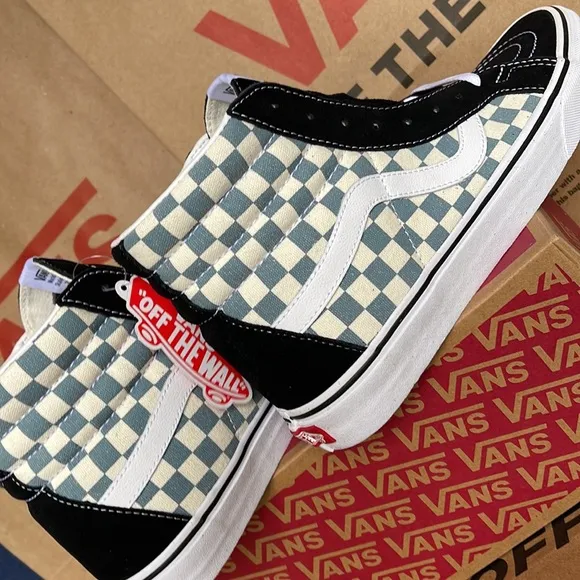 Vans Sk8-Hi Reissue Checkerboard Black/Citadel sneakers Men’s