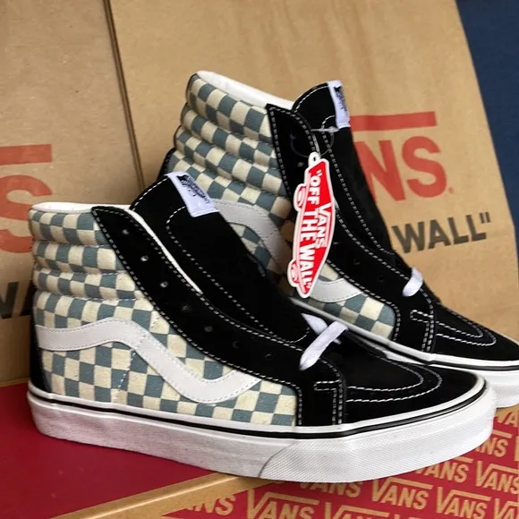 Vans Sk8-Hi Reissue Checkerboard Black/Citadel sneakers Men’s