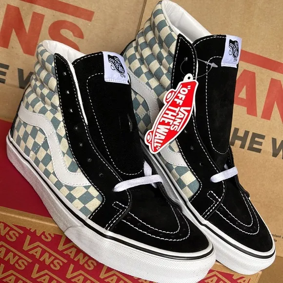 Vans Sk8-Hi Reissue Checkerboard Black/Citadel sneakers Men’s