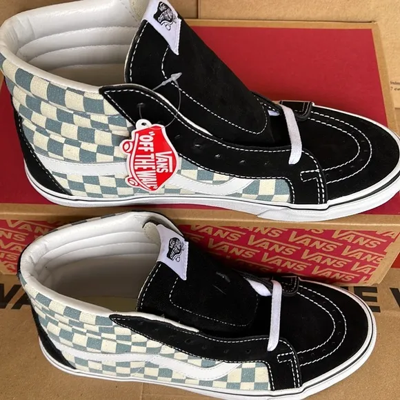 Vans Sk8-Hi Reissue Checkerboard Black/Citadel sneakers Men’s