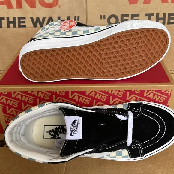 Vans Sk8-Hi Reissue Checkerboard Black/Citadel sneakers Men’s