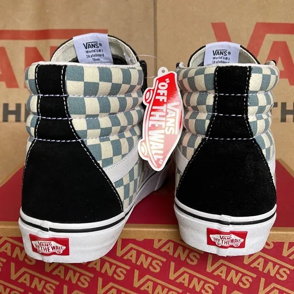 Vans Sk8-Hi Reissue Checkerboard Black/Citadel sneakers Men’s