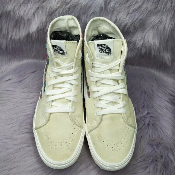 Vans Sk8 Hi Tapered Stackform Shoes Paisley Bloom Turtledove Platform Women Sz 9