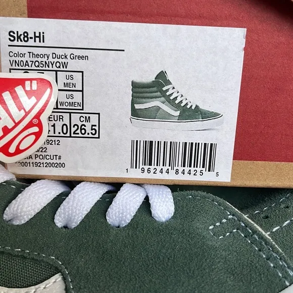 Vans Sk8-HiColor Theory Duck GreenVNOA7Q5NYQWMen’s sneakers