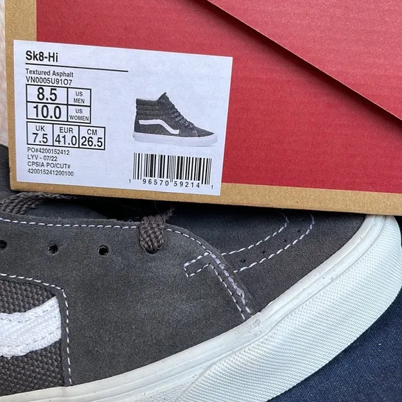Vans Sk8-HiTextured AsphaltVN0005U9107WMNS sneakers