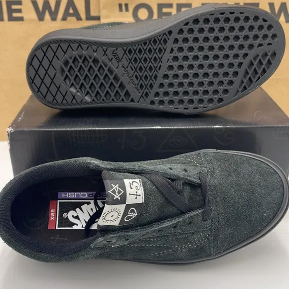 Vans WMNS Black Skate Shoes Bmx Old SkoolCult Black/GreyVN0A5JIPN42 Sneakers