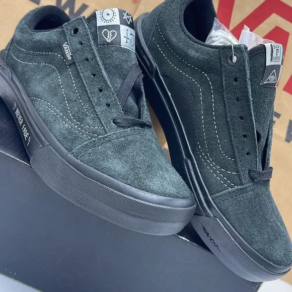 Vans WMNS Black Skate Shoes Bmx Old SkoolCult Black/GreyVN0A5JIPN42 Sneakers