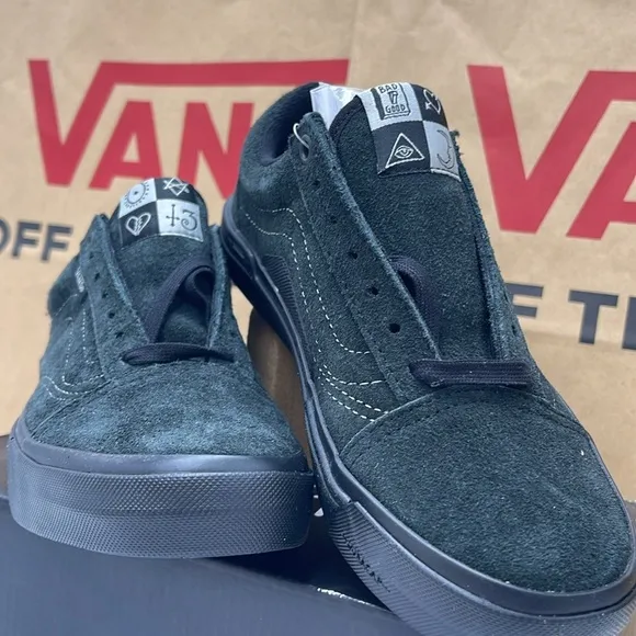 Vans WMNS Black Skate Shoes Bmx Old SkoolCult Black/GreyVN0A5JIPN42 Sneakers