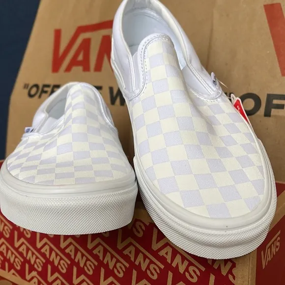 Vans WMNS Classic Slip On Checkerboard True White/ True White sneakers