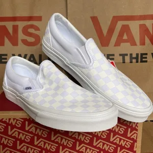 Vans WMNS Classic Slip On Checkerboard True White/ True White sneakers