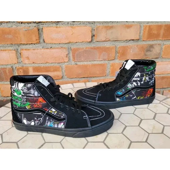 Vans x Disney Sk8-Hi Disney 100 Villains Black VN000BW7BMB Men's Size 10.5