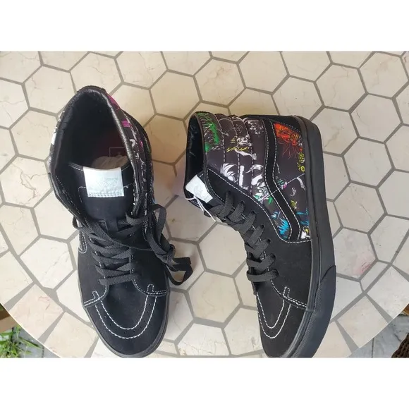 Vans x Disney Sk8-Hi Disney 100 Villains Black VN000BW7BMB Men's Size 10.5