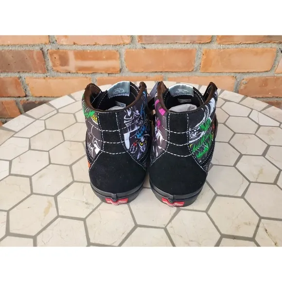 Vans x Disney Sk8-Hi Disney 100 Villains Black VN000BW7BMB Men's Size 10.5
