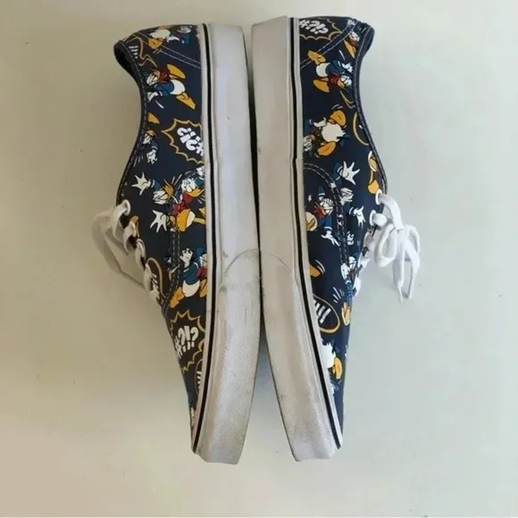 Vans x‎ Walt Disney Angry Donald Duck Authentic Shoes US mens 11 Sneakers Rare🔥
