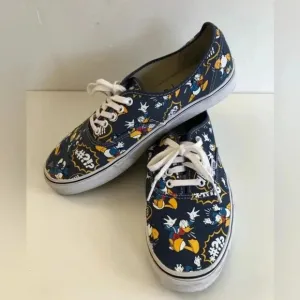 Vans x‎ Walt Disney Angry Donald Duck Authentic Shoes US mens 11 Sneakers Rare🔥