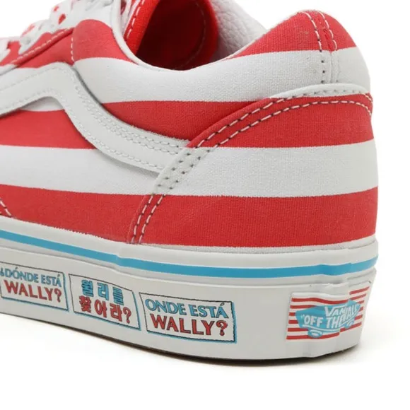 Vans x Where's Waldo Old Skool Shoes in International Stripes
