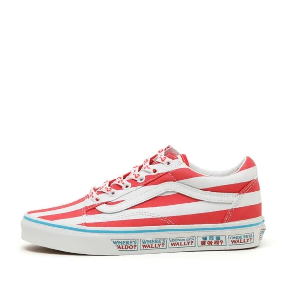 Vans x Where's Waldo Old Skool Shoes in International Stripes