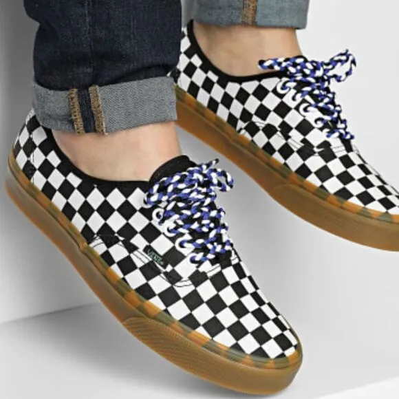 VANS checkerboard lace up shoes sneakers women’s 8 new