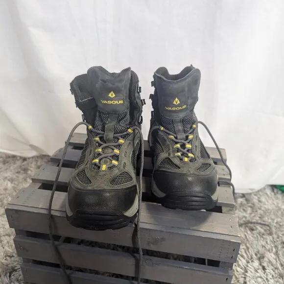 Vasque Breeze LT Gore-Tex and Vibram Sole Performance Boots 7480M Gray Black 10M