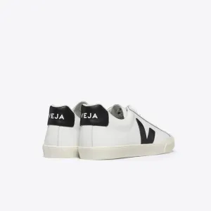 Veja Esplar Leather Black White Sneaker Black Size 9