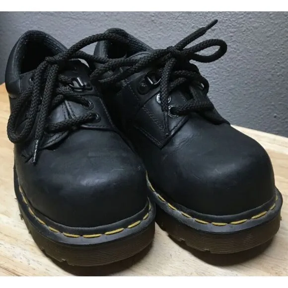 Vintage Dr. Doc Martens Mens Heritage Steel Toe 8833 Industrial Work Shoes Sz 5