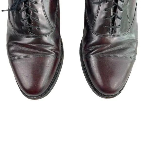 Vintage Men's 90's Florsheim Royal Imperial Shoes Brown Leather Oxford Sz 10