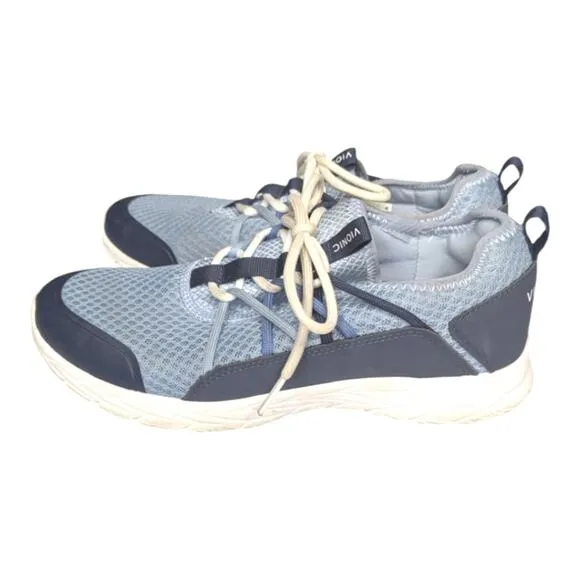 Vionic Brisk Zeliya Navy Blue Women's Low Top Athletic Sneakers Walking Shoes