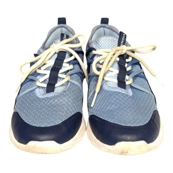 Vionic Brisk Zeliya Navy Blue Women's Low Top Athletic Sneakers Walking Shoes