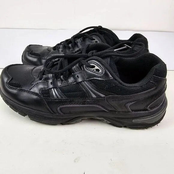 Vionic Women's Walk Black Leather‎ Walking Shoes Sneakers Size 9 GUC