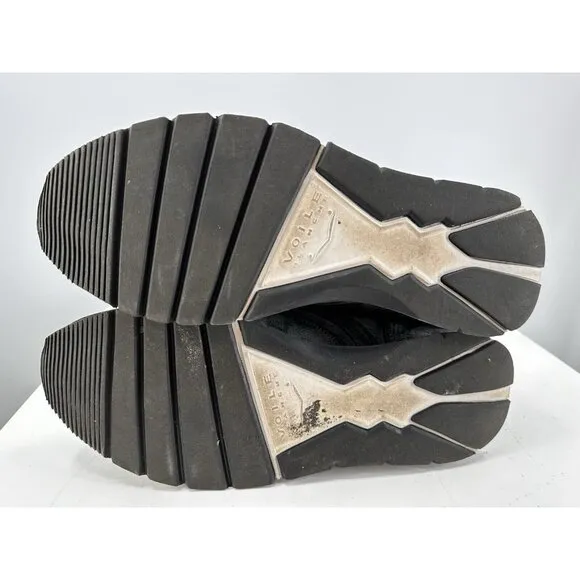 Voile Blanche Black Suede/Gray Stain Running Sneakers Size 44/11-USA
