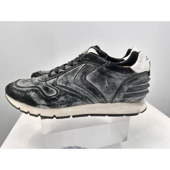 Voile Blanche Black Suede/Gray Stain Running Sneakers Size 44/11-USA