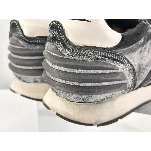 Voile Blanche Black Suede/Gray Stain Running Sneakers Size 44/11-USA