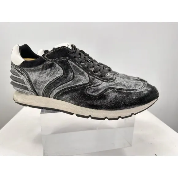 Voile Blanche Black Suede/Gray Stain Running Sneakers Size 44/11-USA
